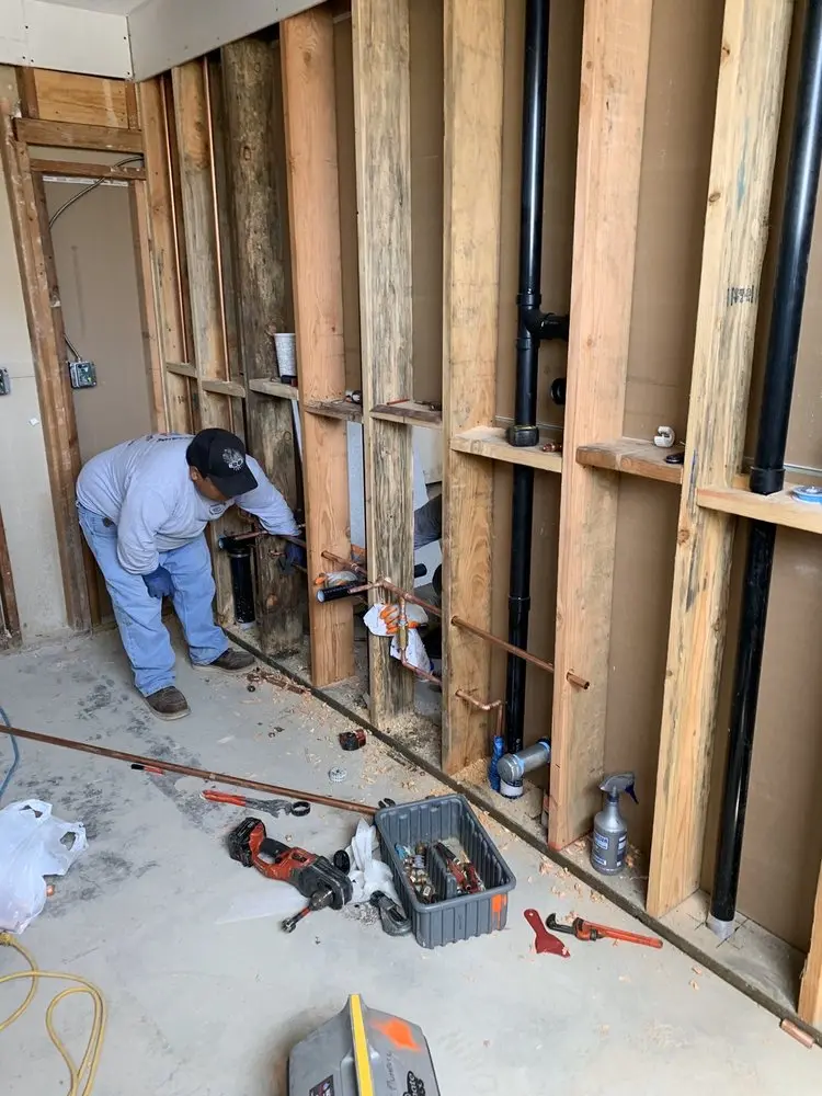 Commercial rough-in plumbing for Water Heater Replacement in West Spring Mills